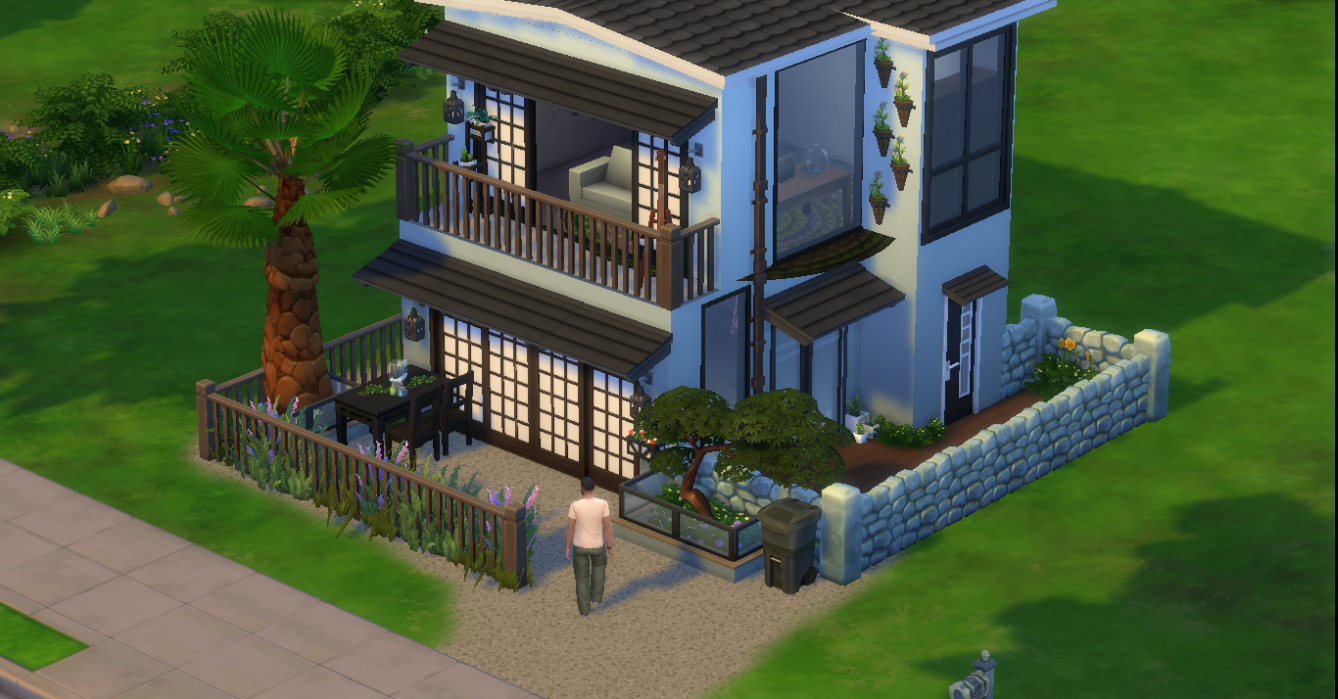 Casa construída no The Sims 4